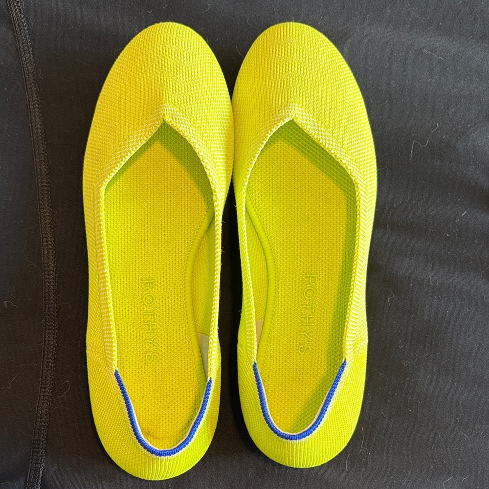 Rothy's Lemon Lime Flats